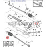 Osłona maglownicy SASIC 0664434 | PEUGEOT 306,PARTNER;CITROEN XSARA,ZX,C15 (406643)