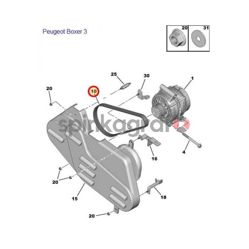 Pasek osprzętu HUTCHINSON 870 K 6 | PEUGEOT 206 2.0HDi (5750XP) Pasek osprzętu HUTCHINSON 870 K 6 | PEUGEOT 206 2.0HDi (5750XP)