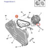 Pasek osprzętu HUTCHINSON 870 K 6 | PEUGEOT 206  2.0HDi (5750XP)