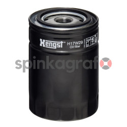 Filtr oleju HENGST FILTER H17W29 | CITROËN,FIAT,IVECO,PEUGEOT (02995655,08094864,1109AF,1109AG,1109AT)
