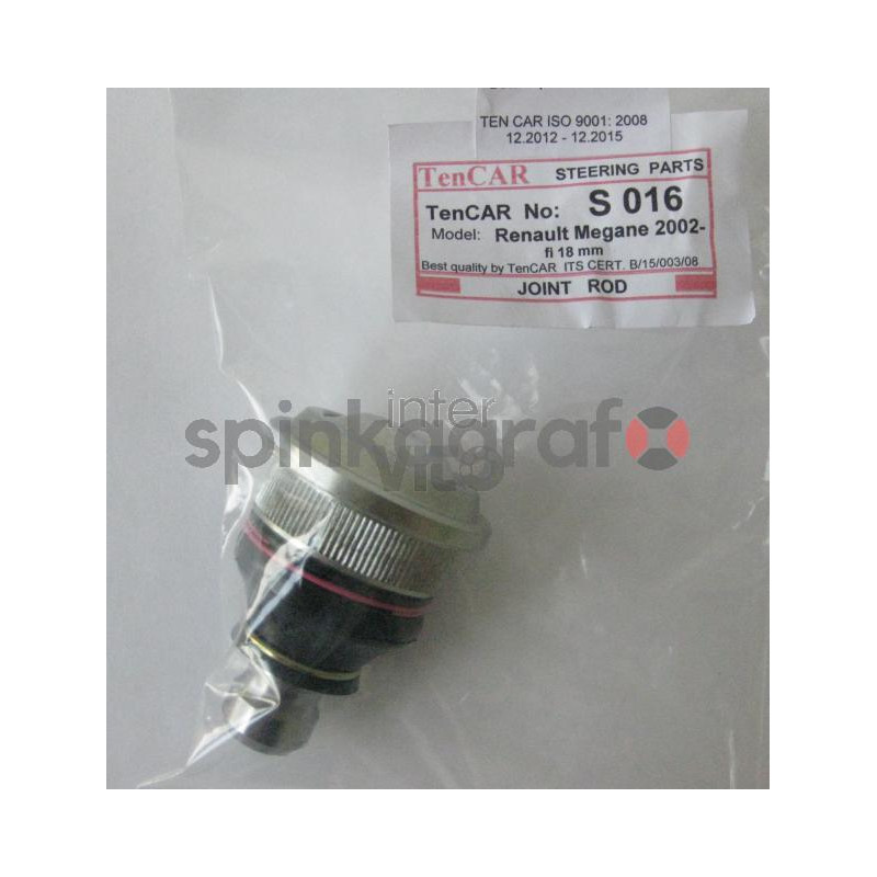 Sworzeń wahacza   S 016 | RENAULT MEGANE II 2002-&gt;  /18mm./  (8200679063) (401604793R)