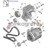 Pasek osprzętu HUTCHINSON 1468 K 6 | PEUGEOT 307 mot.DW10 (2.0 HDi)(5750T5)