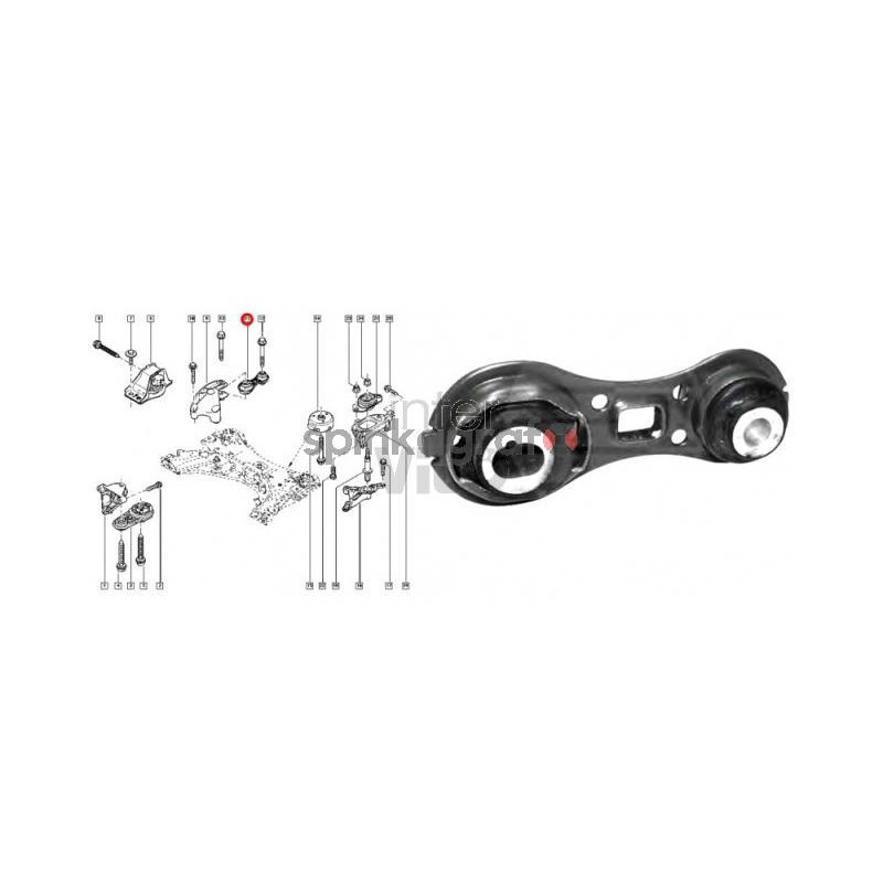 Poduszka silnika SASIC 4001784 | RENAULT MEGANE 2 mot.1.9DCi/2.016V (8200103263) Poduszka silnika SASIC 4001784 | RENAULT MEGANE 2 mot.1.9DCi/2.016V (8200103263)