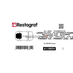 Zestaw spinek osłony silnika RESTAGRAF 611005V