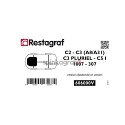 Zestaw spinek osłony silnika RESTAGRAF 606000V