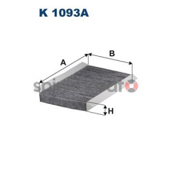 Filtr kabiny FILTRON K 1093A | CITROËN,DS,PEUGEOT (6447KL,6447NV,647932,647975,96360862)