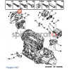 Poduszka silnika METALCAUCHO MC-5184 | CITROEN C3 1.4 16V (1839G1,1839E9)