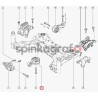Poduszka silnika HUTCHINSON 532C74 |  Renault MEGANE III,1.4 16V,1.4 TCE,2.0 TCE, Fluence (112380008R)