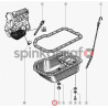 Miska oleju METALCAUCHO MC-5501 | RENAULT MEGANE/LAGUNA 1 mot.F8Q (1.9D) (7700857504)