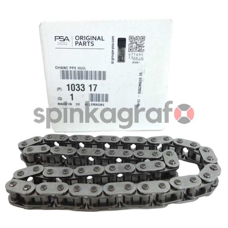 Łańcuch pompy oleju PSA 103317 | PSA mot.EP3/EP6 (52-OGNIWA) OE 103317 Łańcuch pompy oleju PSA 103317 | PSA mot.EP3/EP6 (52-OGNIWA) OE 103317