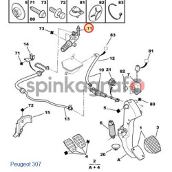Wysprzęglik PSA 218216 | PEUGEOT 1007,207,307,BIPPER, CITROEN  C2,C3,C4,