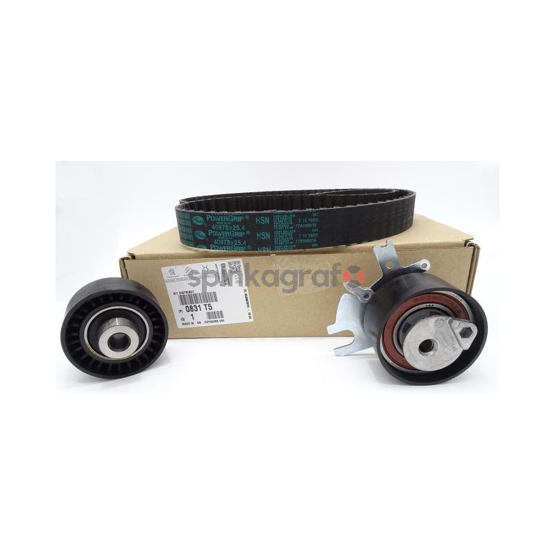 Zestaw paska rozrządu PSA 0831T5 | PEUGEOT 307,407,807,308/CITROEN C4,C5 mot.DW10 (2.0HDi) 2004-&gt;