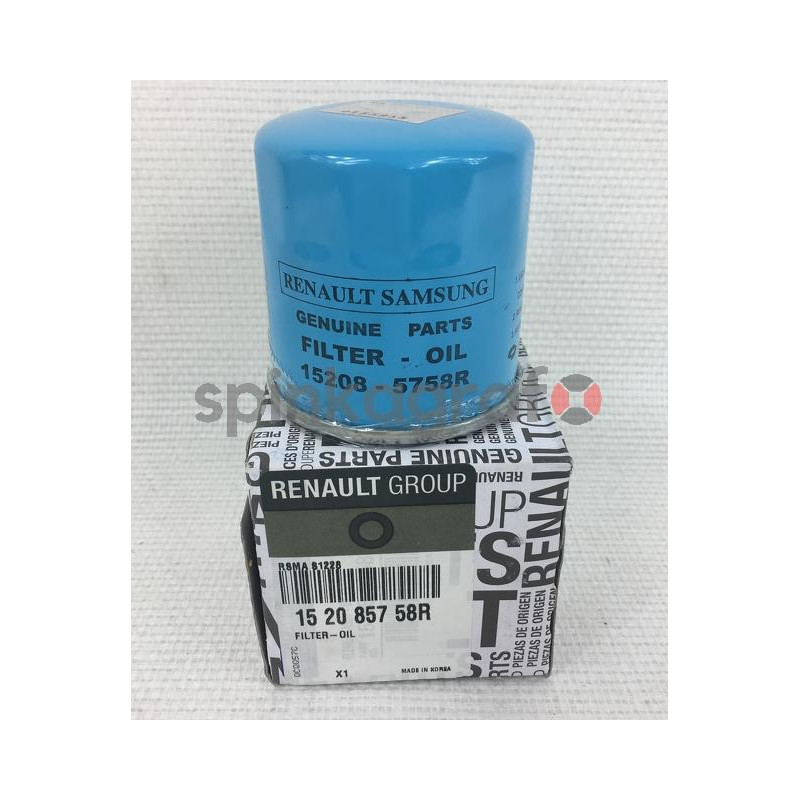 Filtr oleju RENAULT 152085758R | RENAULT CLIO III-IV/LAGUNA III/KOLEOS /152088066R/ Filtr oleju RENAULT 152085758R | RENAULT CLIO III-IV/LAGUNA III/KOLEOS /152088066R/