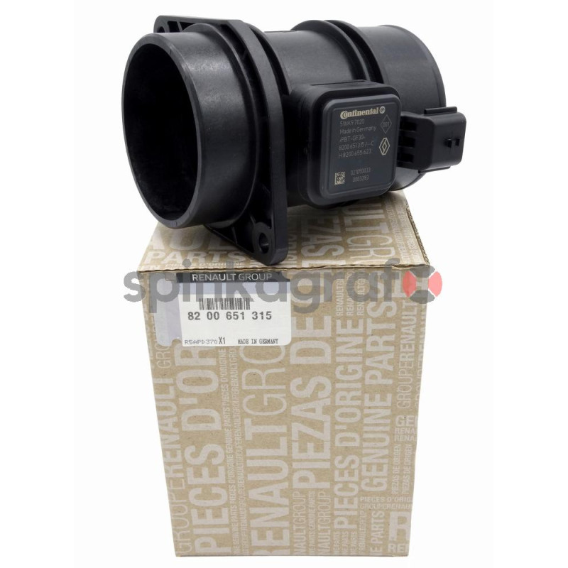 Przepływomierz powietrza RENAULT 8200651315 | DACIA DUSTER MOT.K9K (4 PIN)