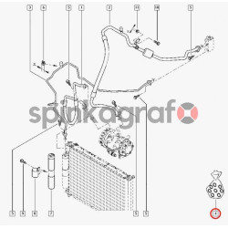 Zestaw uszczelek klimatyzacji RENAULT 7701208363 | RENAULT