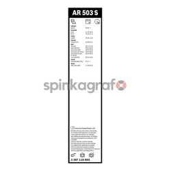 Pióro wycieraczki BOSCH 3397118993