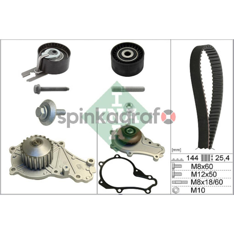 Zestaw paska rozrządu z pompą INA 530 0239 30 | CITROEN C1, C2, C2 ENTERPRISE, C3 I, C3 II, C3 PLURIEL, NEMO, NEMO/MINIVAN, XSAR Zestaw paska rozrządu z pompą INA 530 0239 30 | CITROEN C1, C2, C2 ENTERPRISE, C3 I, C3 II, C3 PLURIEL, NEMO, NEMO/MINIVAN, XSAR