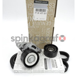 Zestaw paska osprzętu RENAULT 7701477517 | RENAULT CLIO II, ESPACE III, KANGOO, LAGUNA I,II; DACIA LOGAN,MCV, SANDERO;1.4-2.0 09