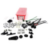 Zestaw spinek drzwi pełny RESTAGRAF 715005A | Zestaw mocowania /spinki/ drzwi tylnych /pełny FORD FOCUS (CB8)