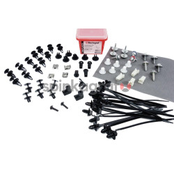 Zestaw spinek zderzaka przedniego pełny RESTAGRAF 715005D | Zestaw mocowania /spinki/ zderzaka przód /pełny/ FORD FOCUS (CB8)