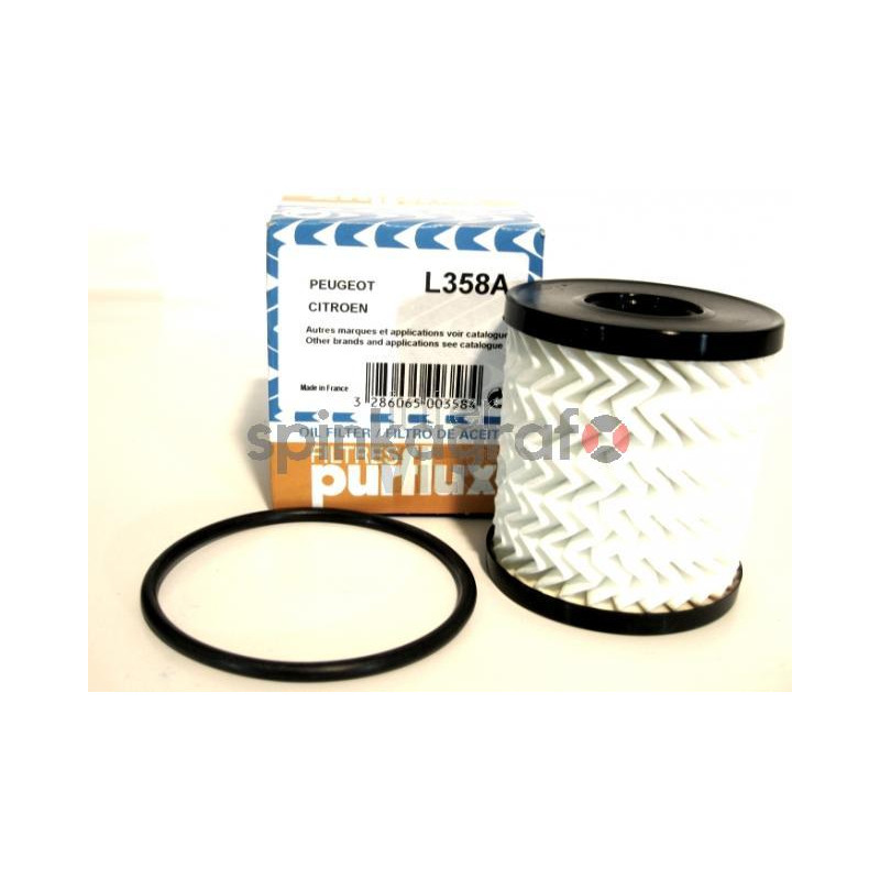 Filtr oleju PURFLUX L358A | PEUGEOT/CITROEN 1.6HDi C2/C3/C4/C5 2004-> Filtr oleju PURFLUX L358A | PEUGEOT/CITROEN 1.6HDi C2/C3/C4/C5 2004->