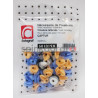 Zestaw spinek listwy progowej RESTAGRAF 601019X | Zestaw mocowania /spinki/ listwy bocznej /podstawowy/ RENAULT CAPTUR Ph1 (7641