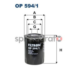 Filtr oleju FILTRON OP 594/1 | OPEL,RENAULT (7700864685)