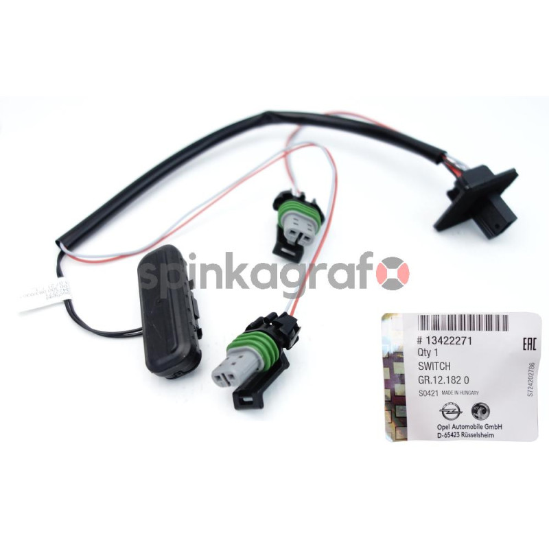 Przełącznik klapy bagażnika OPEL 13422271 | Przełącznik otwierania klapy tylnej Opel Meriva B