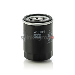 Filtr oleju MANN-FILTER W 610/3 | ALFA ROMEO,BRILLIANCE,CITROËN,FIAT,FORD (000947941,001039891,0JE1514302,1017100EG01,1109AC)