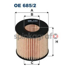 Filtr oleju FILTRON OE 685/2 | DAIHATSU,LEXUS,LOTUS,SUBARU,TOYOTA (0415203002,0415237010,0415240060,04152B1010,04152B1010000)