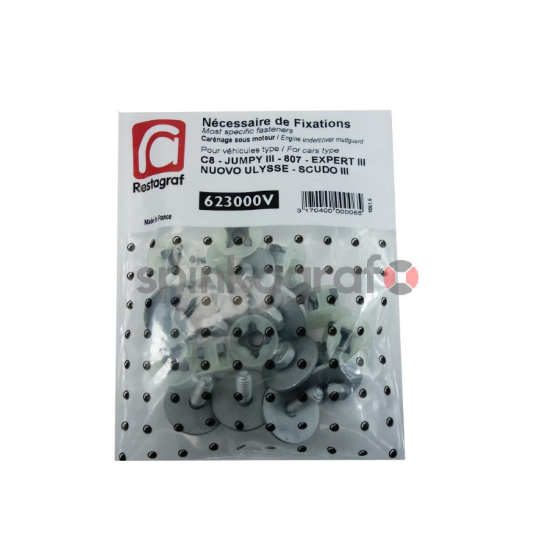 Zestaw spinek osłony silnika RESTAGRAF 623000V