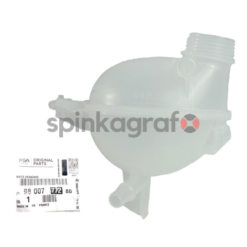 Zbiornik płynu chłodzącego PSA 9800777280 | CITROEN C2,C3,JUMPY IV Zbiornik płynu chłodzącego PSA 9800777280 | CITROEN C2,C3,JUMPY IV