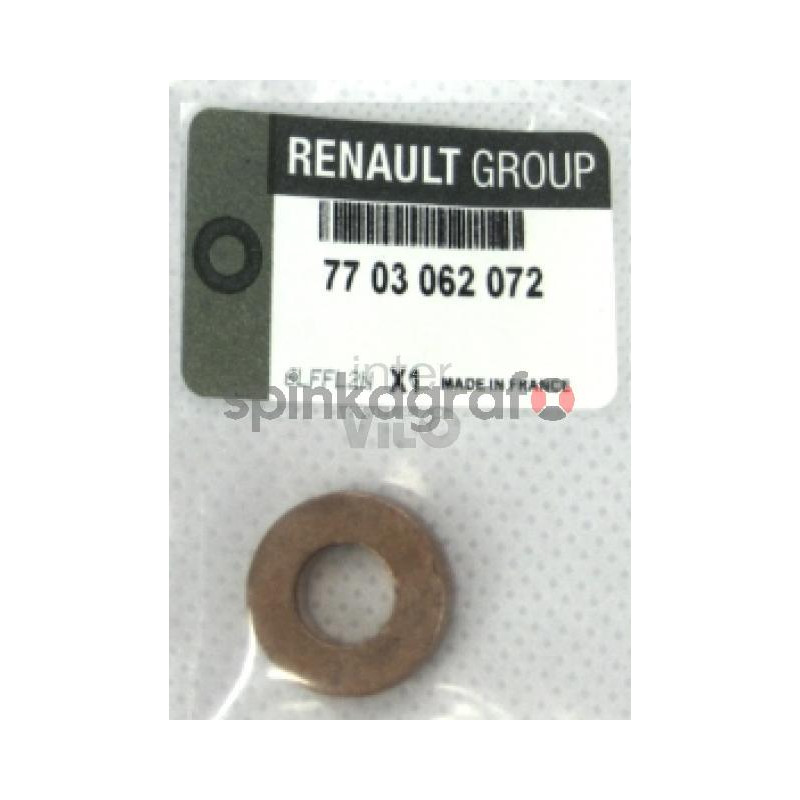 Podkładka wtryskiwacza RENAULT 7703062072 | Renault mot 1.5 1.9 DCi (8200014894) Podkładka wtryskiwacza RENAULT 7703062072 | Renault mot 1.5 1.9 DCi (8200014894)