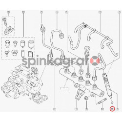 Podkładka wtryskiwacza RENAULT 7703062072 | Renault mot 1.5 1.9 DCi (8200014894)