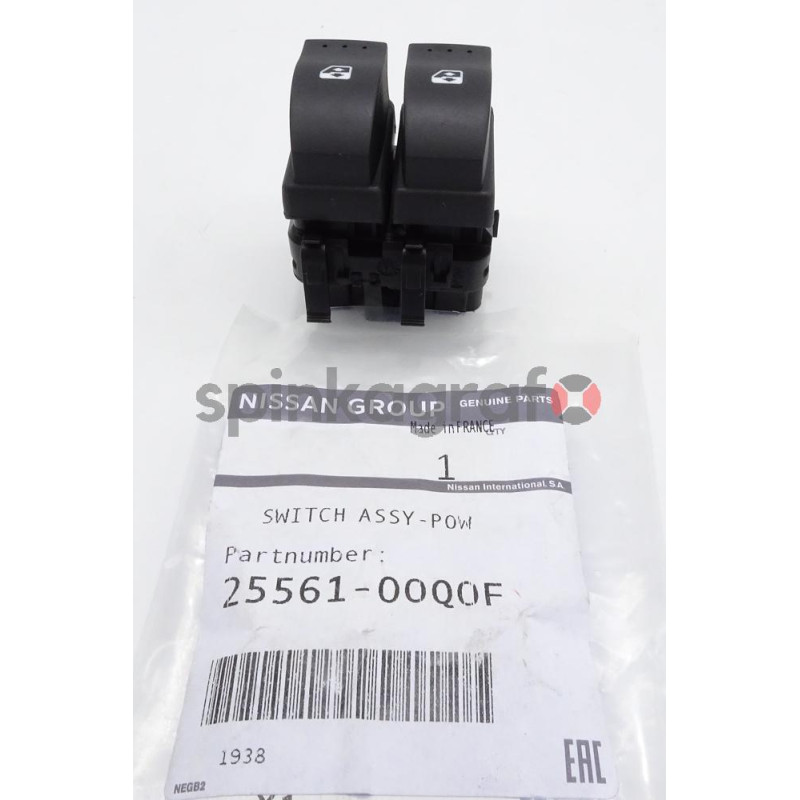 Przełącznik podnośnika szyby RENAULT 2556100Q0F