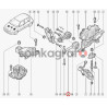 Poduszka silnika SASIC 4001759 | RENAULT CLIO II 1.4 16V;1.9DTi; MEGANE (7700437854)