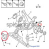 Tuleja wahacza METALCAUCHO MC-2981 | PEUGEOT 806;C.EVASION(3520P4)
