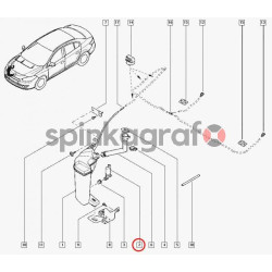 Pompka płynu do spryskiwacza SEIM 109261 | CITROEN BERLINGO 3,C5,R.MEGANE 3,TRAFIC 2 /przód/(8200031508,643471,643476)