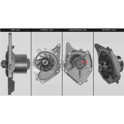 Pompa wody DOLZ R231 | RENAULT 1.5DCi RENAULT MEGANE III/SCENIC III/DUSTER (7701475995)