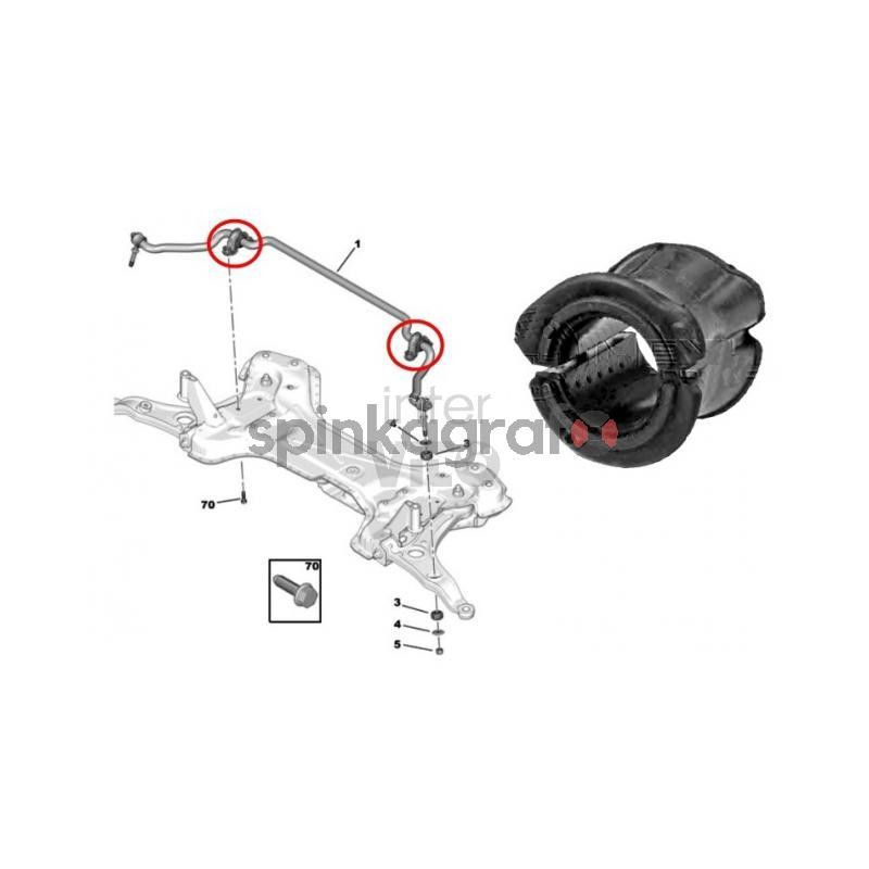 Guma drążka stabilizatora SASIC 2300038 | CITROEN JUMPER PEUGEOT BOXER 26mm (5081N9) Guma drążka stabilizatora SASIC 2300038 | CITROEN JUMPER PEUGEOT BOXER 26mm (5081N9)