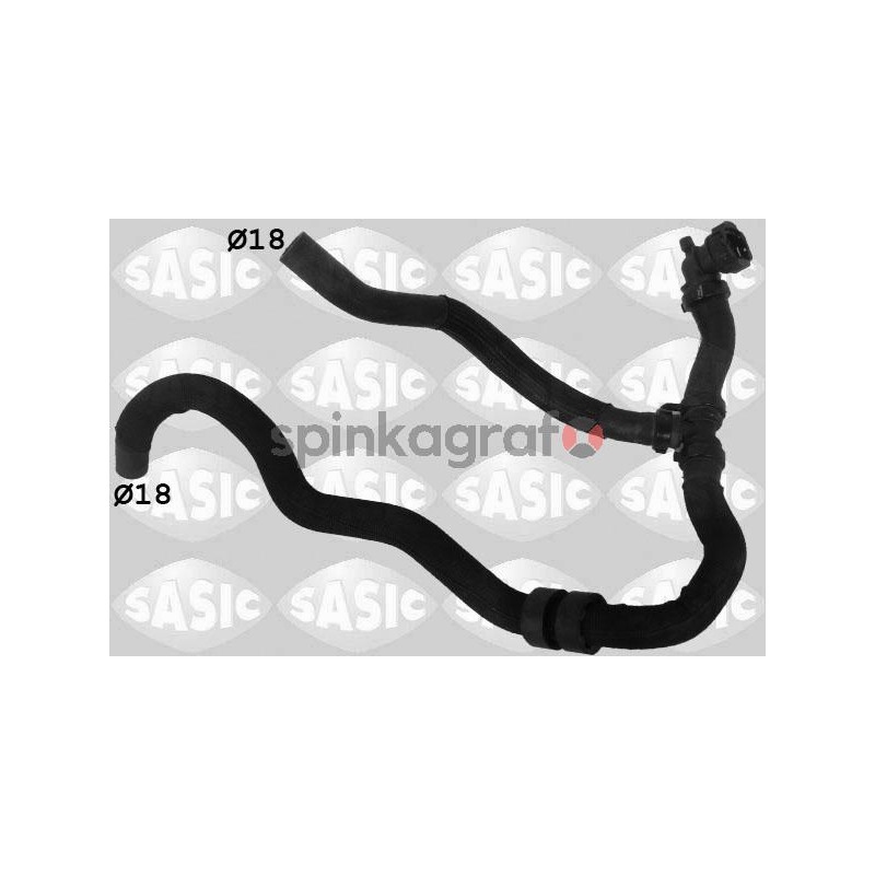 Przewody układu chłodzenia SASIC 3404129 | RENAULT (924100058R)