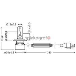 Żarówka halogenowa LED OSRAM 64193DWXTR