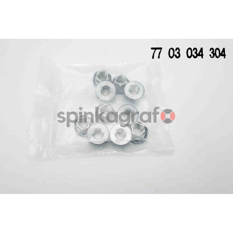 Nakrętka RENAULT 7703034304 |  (0029905754,0049907250,0049909050,0121100Q0C,05142578AA)