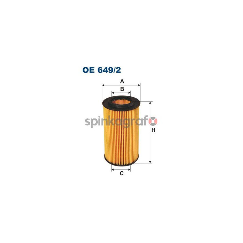 Filtr oleju FILTRON OE 649/2 | BMW,LAND ROVER,MG,ROVER (11422247018,LRF100150,LRF100150L,X621)