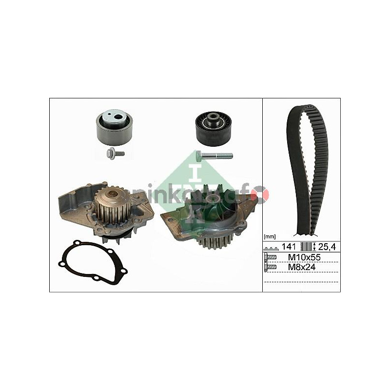 Zestaw paska rozrządu z pompą INA 530 0470 30