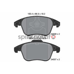 Klocki hamulcowe (przód) TEXTAR 2455801 | CITROËN,DS,PEUGEOT (1617273380,425477,E172338)