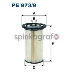 Filtr paliwa FILTRON PE 973/9 | AUDI,SEAT,SKODA,VW (5Q0127177,5Q0127177B)