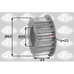 Koło rozrządu SASIC 1600001 | CITROËN,DS,PEUGEOT (0513A2,0513A9)