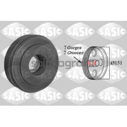 Koło pasowe wału korbowego SASIC 2154021 | OPEL,RENAULT (4420381,8200805671)