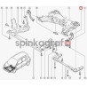 Poduszka sanek KLEBER M6814 | RENAULT MEGANE 2,SCENIC 2 (8200197453)